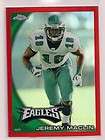   Chrome Red Refractor Jeremy Maclin 23 25 and Orange Refractor  