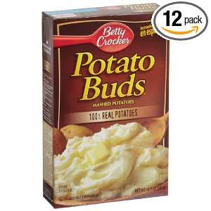 Betty Crocker Potato Buds Mashed Potatoes, 13.75 Ounce Boxes (Pack of 