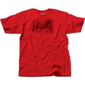  Moose Racing Intersect T Shirt   Large/Red Automotive