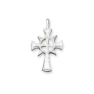    Sterling Silver Celtic and Iona Cross Pendant   JewelryWeb Jewelry