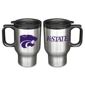  Kansas State Wildcats 16 oz. Stainless Steel Travel Mug 