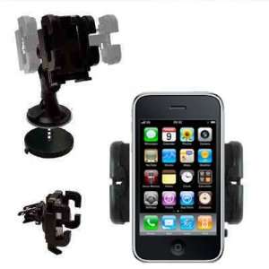  DURAGADGET Car windshield / air vent mount holder for Apple iPhone 