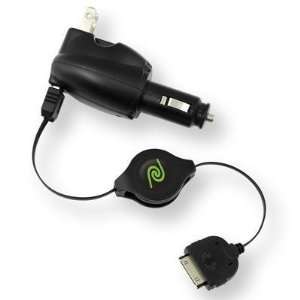  New Retract 4n1 iPod Charger Black   ETIPODCHG41B Camera 