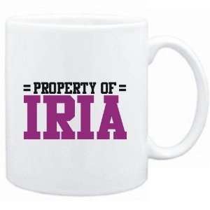 Mug White  Property of Iria  Female Names  Sports 