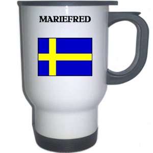 Sweden   MARIEFRED White Stainless Steel Mug Everything 