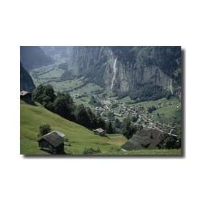  Swiss Vista Lauterbrunnen Switzerland Giclee Print