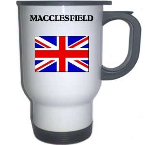  UK/England   MACCLESFIELD White Stainless Steel Mug 