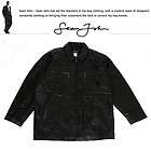 EMS Sean John Mens Genuine Lambskin Leather Jacket Black Winter Warm 