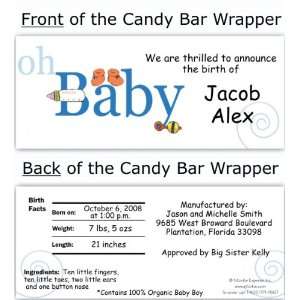  Oh Baby Boy Candy Wrapper 