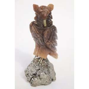  Natural Gemstone Owl Carving Figurine 3.5 Everything 