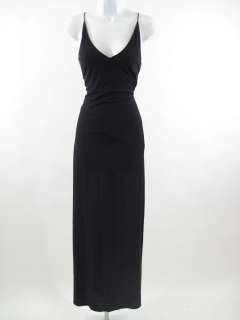 LIDA BADAY Black Spaghetti Strap Full Length Dress Sz M  