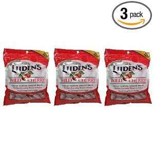  Ludens Throat Drops Wild Cherry 90 Drops Value Pack (3 