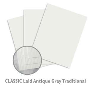  CLASSIC Laid Antique Gray Paper   500/Carton Office 
