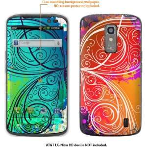  Protective Decal Skin Sticker for AT&T LG Nitro HD case 