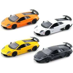  Set of 4   Lamborghini Murcielago LP 670 4 SV 1/36 Toys & Games