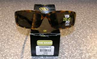 Von Zipper Sham Sunglasses, Leopard Tortoise Frame with Bronze 