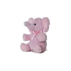  Lotsa Dots The Plush Pink 12 Inch Elephant By Aurora Baby 
