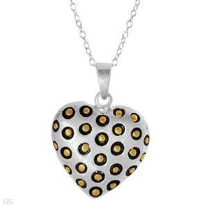 Heart Necklace Well Made in 14K/925 Gold Plated 925 Sterling Silver 
