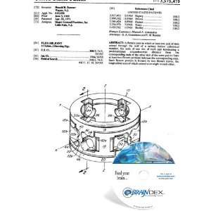  NEW Patent CD for FLEXURE JOINT 