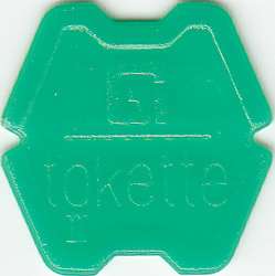 100 Greenwald GI Laundry Token / Tokette GREEN Tokettes  