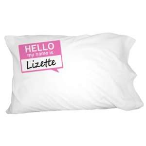  Lizette Hello My Name Is Novelty Bedding Pillowcase Pillow 
