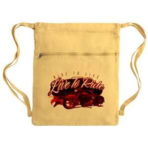  Messenger Bag Sack Pack Yellow Live to Ride Ride to Live 