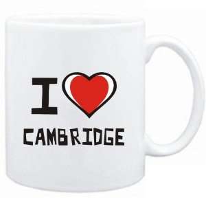 Mug White I love Cambridge  Usa Cities  Sports 