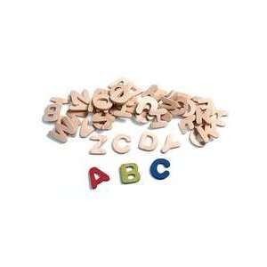  Wood Alphabet Shapes   300 Pieces Arts, Crafts & Sewing