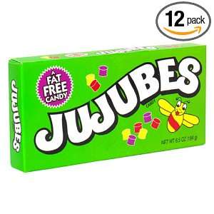 Heide Jujubes, 6.50 Ounce Packages (Pack of 12)  Grocery 