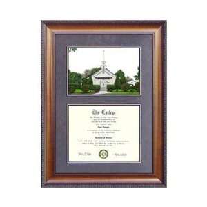  Liberty University Suede Mat Diploma Frame with Lithograph 