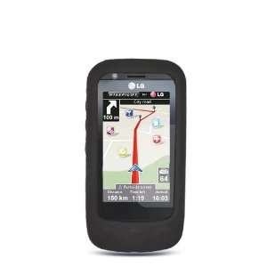  LG OEM Sentio GS505 Black Skin Cell Phones & Accessories