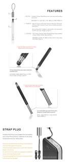 SGP Genuine Stylus Pen Kuel H10 iPhone iPad iPod  Black  