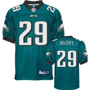LeSean McCoy Jersey Reebok Authentic Green #29 Philadelphia Eagles 