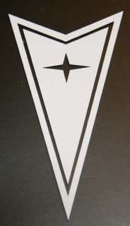 PONTIAC LOGO Vinyl Decal Choose Size/Color arrowhead window sticker 