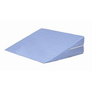 Bed Wedge   10 Wedge Blue Cover Bed Wedge Foam Wedge Pillow. Good for 