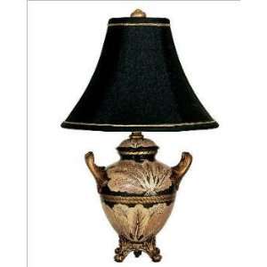  Reliance Lamp 5550 Black and Gold Urn Table Lamp