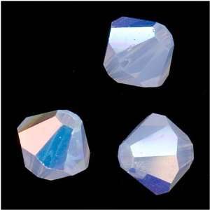  Swarovski Crystal Bicone 5301 4mm Violet Opal AB Beads (50 