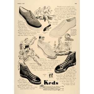   Rubber Keds Athletic Footwear   Original Print Ad