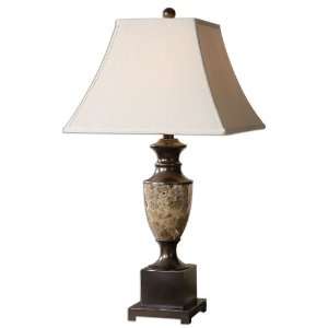 Uttermost 30.5 Lauderhill Lamps Polished Brown Marble 
