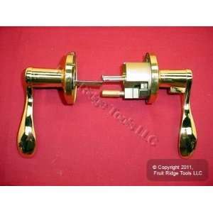  LH Keylock Lever Door Knob Lock P. Brass L640BOR0303