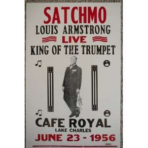   Louis Armstrong At Cafe Royal, Lake Charles in 1956 