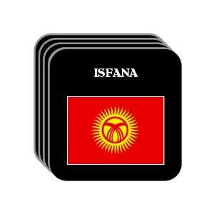  Kyrgyzstan   ISFANA Set of 4 Mini Mousepad Coasters 