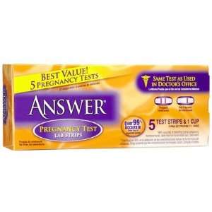  Answer Lab Strips Pregnancy Test  5ct (Quantity of 3 