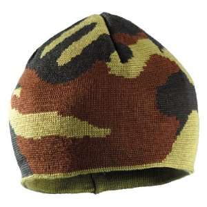  Knit Beanie Hat Winter Liner Camo One Size