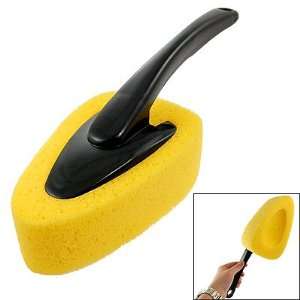  Amico Blk Plastic Handle Yellow Sponge Washing Brush for 