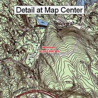  USGS Topographic Quadrangle Map   Newtown, Connecticut 