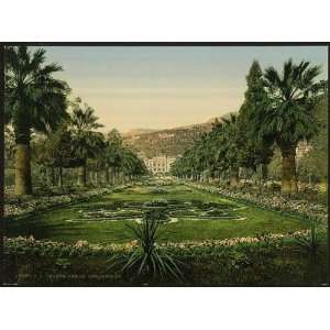   of Casino entrance, the gardens, Monte Carlo, Riviera
