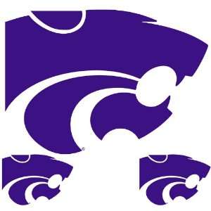 NCAA Kansas State Wildcats Wall Accents   3 Large Murals Stickers 