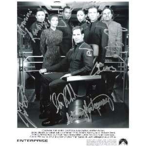  Star Trek Enterprise Crew (Reprint) Autograph Picture 