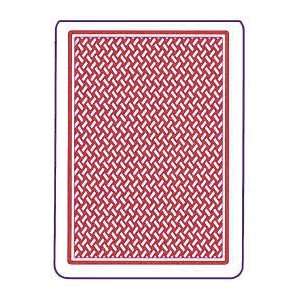   Index Burgundy Plastic Deck 52 Cards 2 Jokers Arts, Crafts & Sewing
